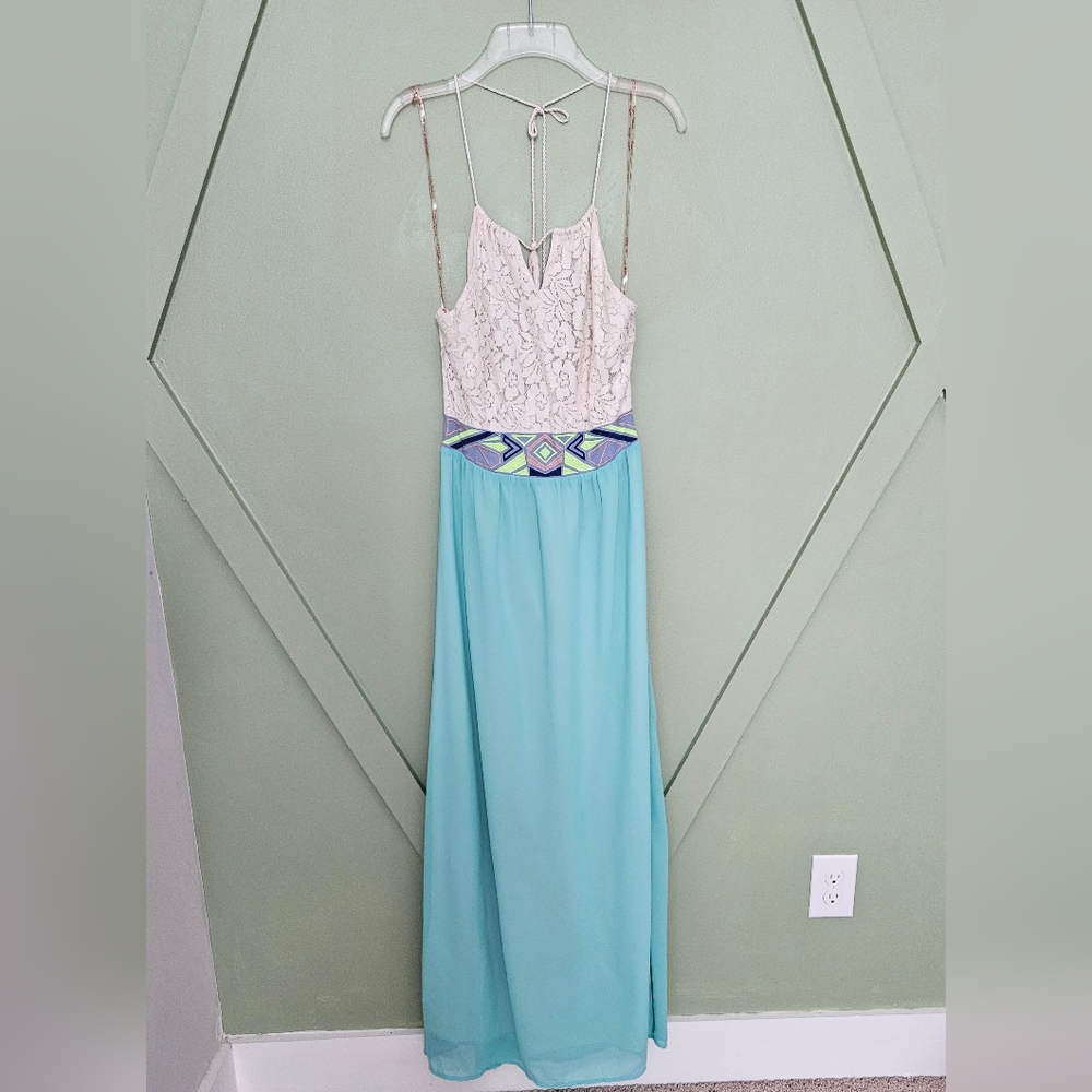 Flying tomato halter maxi